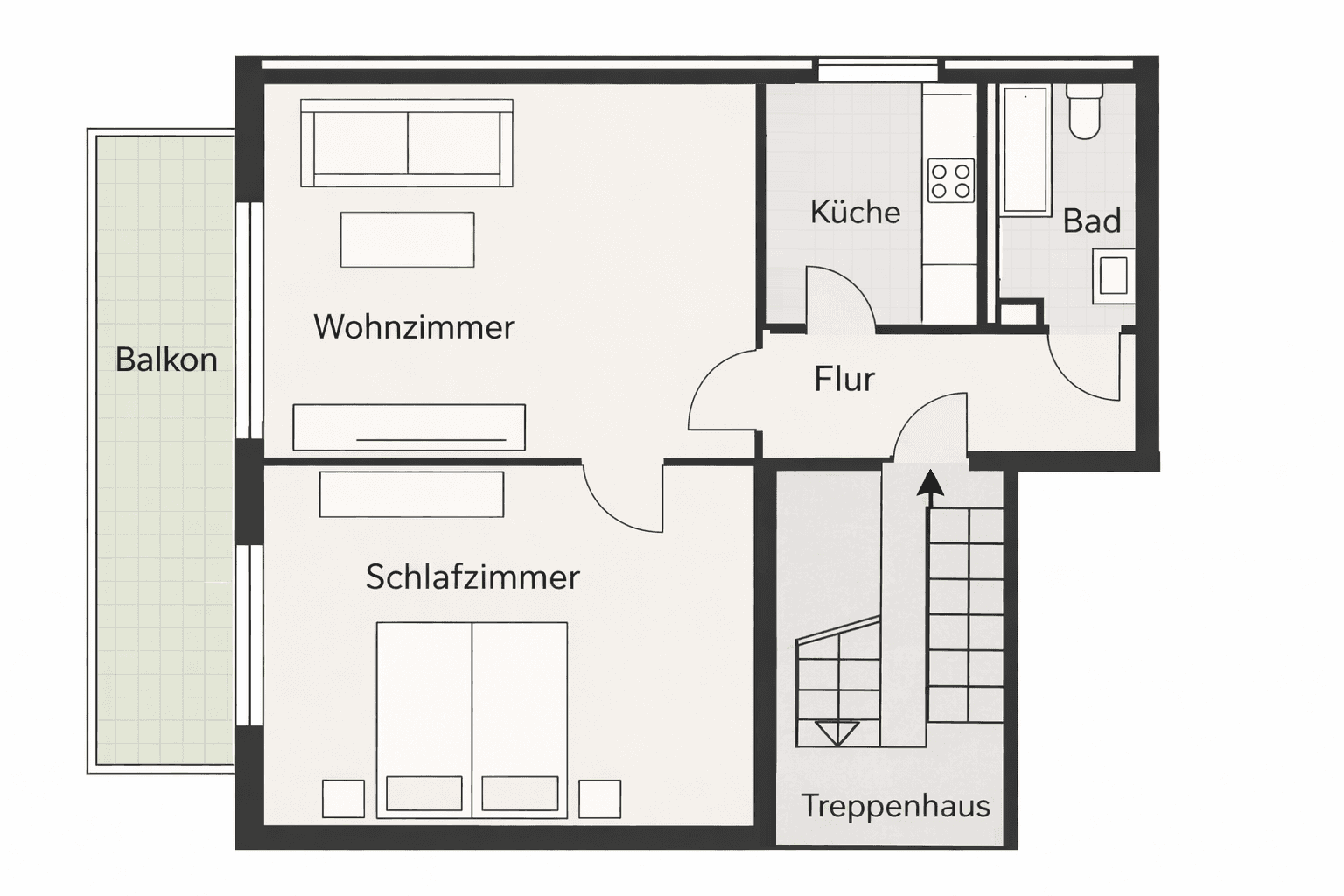 Prodej bytu 2+1 42 m², Brühlstr. 22, Beuren, Bádensko-Württembersko Prodej bytu 2+1 42 m², Brühlstr. 22, Beuren, Bádensko-Württembersko