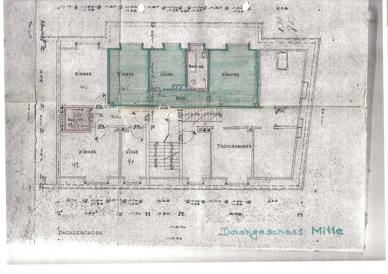 Pronájem bytu 2+1 41 m², Essen, Severní Porýní-Vestfálsko Pronájem bytu 2+1 41 m², Essen, Severní Porýní-Vestfálsko
