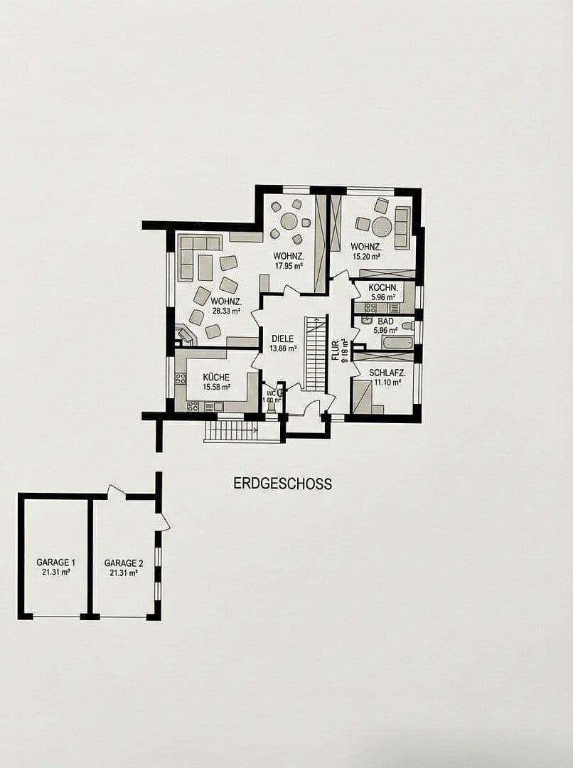 Prodej domu 250 m², pozemek 885 m², Twistringen, Dolní Sasko Prodej domu 250 m², pozemek 885 m², Twistringen, Dolní Sasko