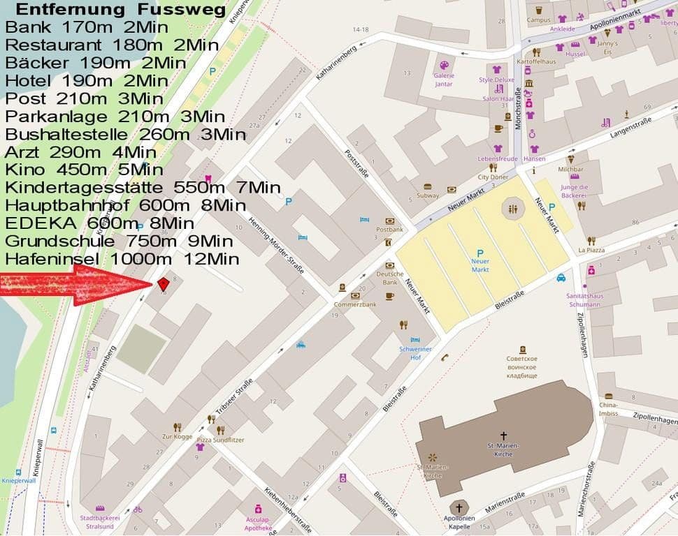 Pronájem bytu 3+1 118 m², Katharinenberg 6, Stralsund, Mecklenburg-Vorpommern Pronájem bytu 3+1 118 m², Katharinenberg 6, Stralsund, Mecklenburg-Vorpommern