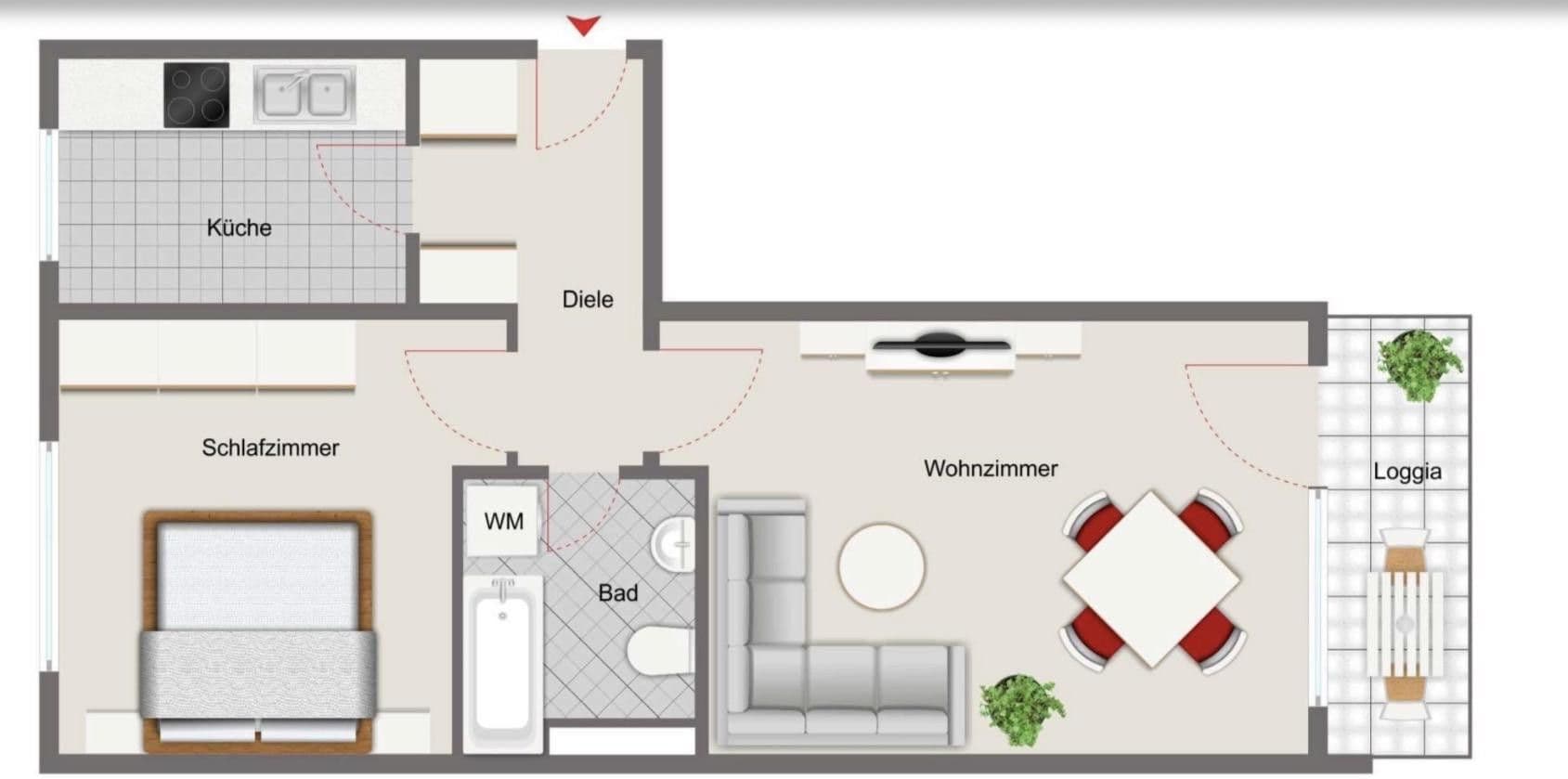 Pronájem bytu 2+1 66 m², Theodor-Heuss-Str., Fürstenfeldbrück, Bavorsko Pronájem bytu 2+1 66 m², Theodor-Heuss-Str., Fürstenfeldbrück, Bavorsko