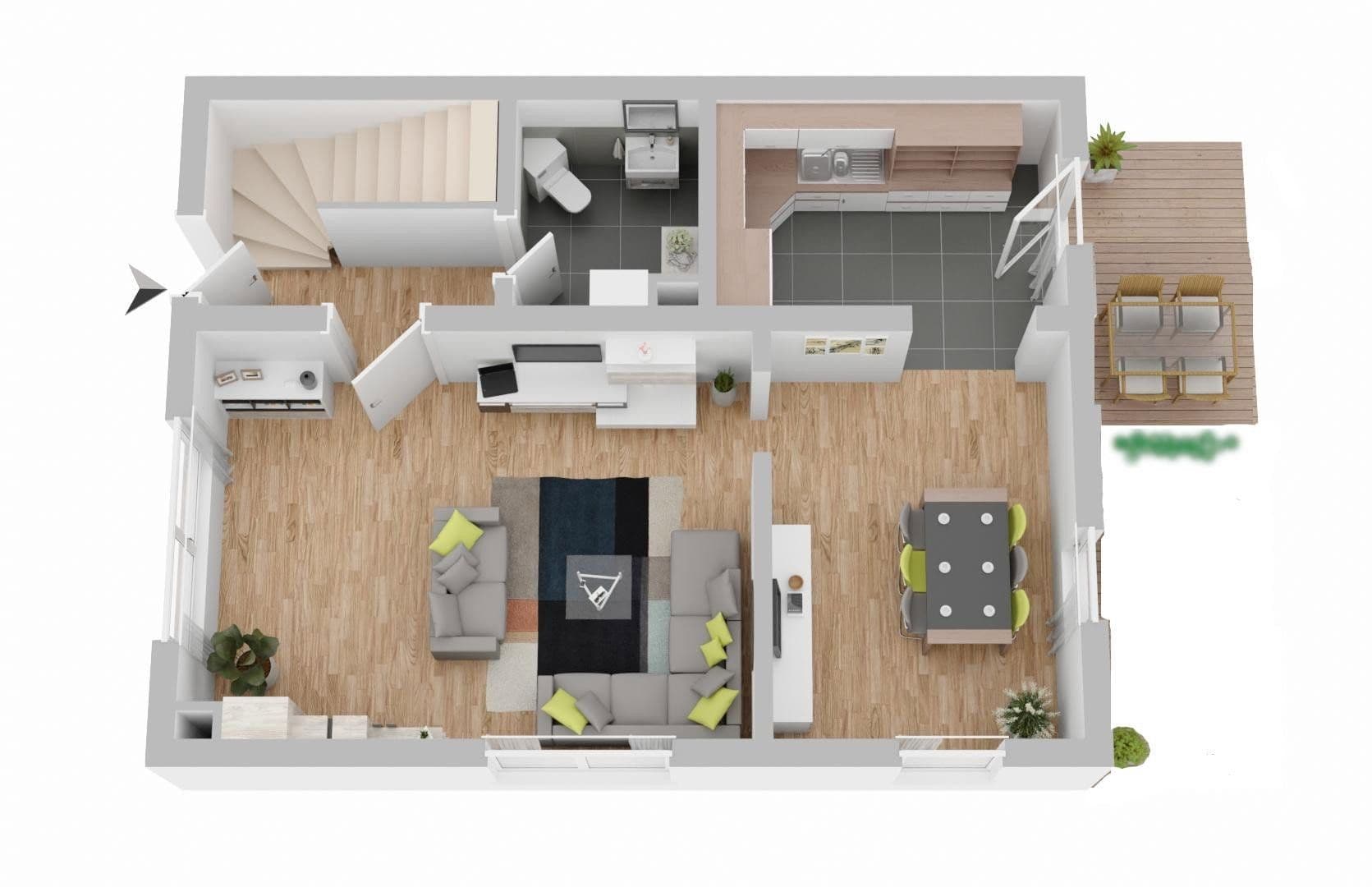 Prodej domu 118 m², pozemek 270 m², Oberleichtersbach, Bavorsko Prodej domu 118 m², pozemek 270 m², Oberleichtersbach, Bavorsko