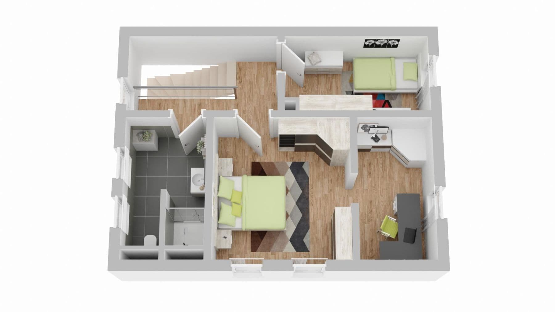 Prodej domu 118 m², pozemek 270 m², Oberleichtersbach, Bavorsko Prodej domu 118 m², pozemek 270 m², Oberleichtersbach, Bavorsko