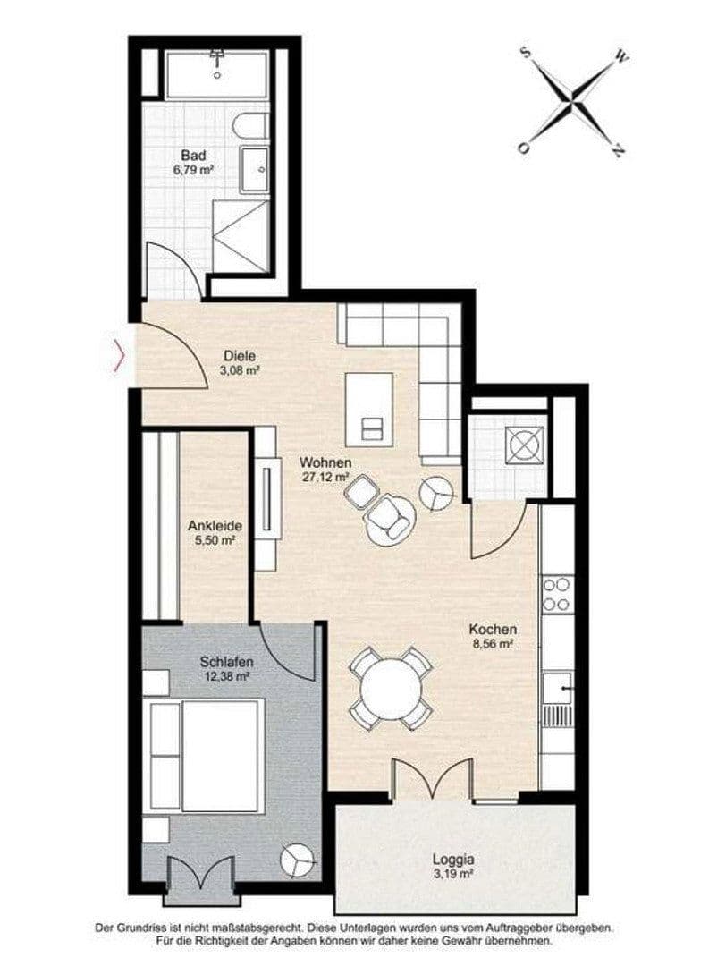 Prodej bytu 2+kk 68 m², Niddastrasse 27, Frankfurt, Hessen Prodej bytu 2+kk 68 m², Niddastrasse 27, Frankfurt, Hessen