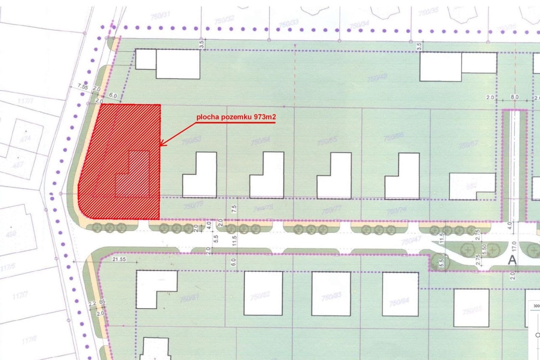 Prodej pozemku 973 m², Tršice, Olomoucký kraj Prodej pozemku 973 m², Tršice, Olomoucký kraj