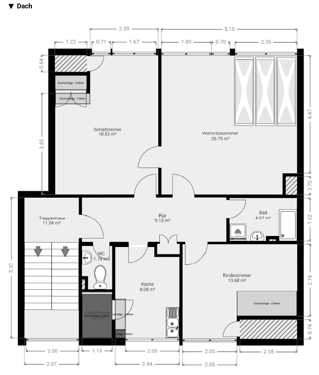 Pronájem bytu 3+1 83 m², Drostestr. 33, Stuttgart Weilimdorf, Bádensko-Württembersko Pronájem bytu 3+1 83 m², Drostestr. 33, Stuttgart Weilimdorf, Bádensko-Württembersko