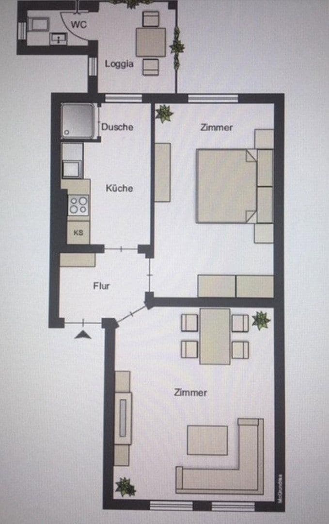 Pronájem bytu 2+1 62 m², Anklamer Strasse 25a, Greifswald, Mecklenburg-Vorpommern Pronájem bytu 2+1 62 m², Anklamer Strasse 25a, Greifswald, Mecklenburg-Vorpommern