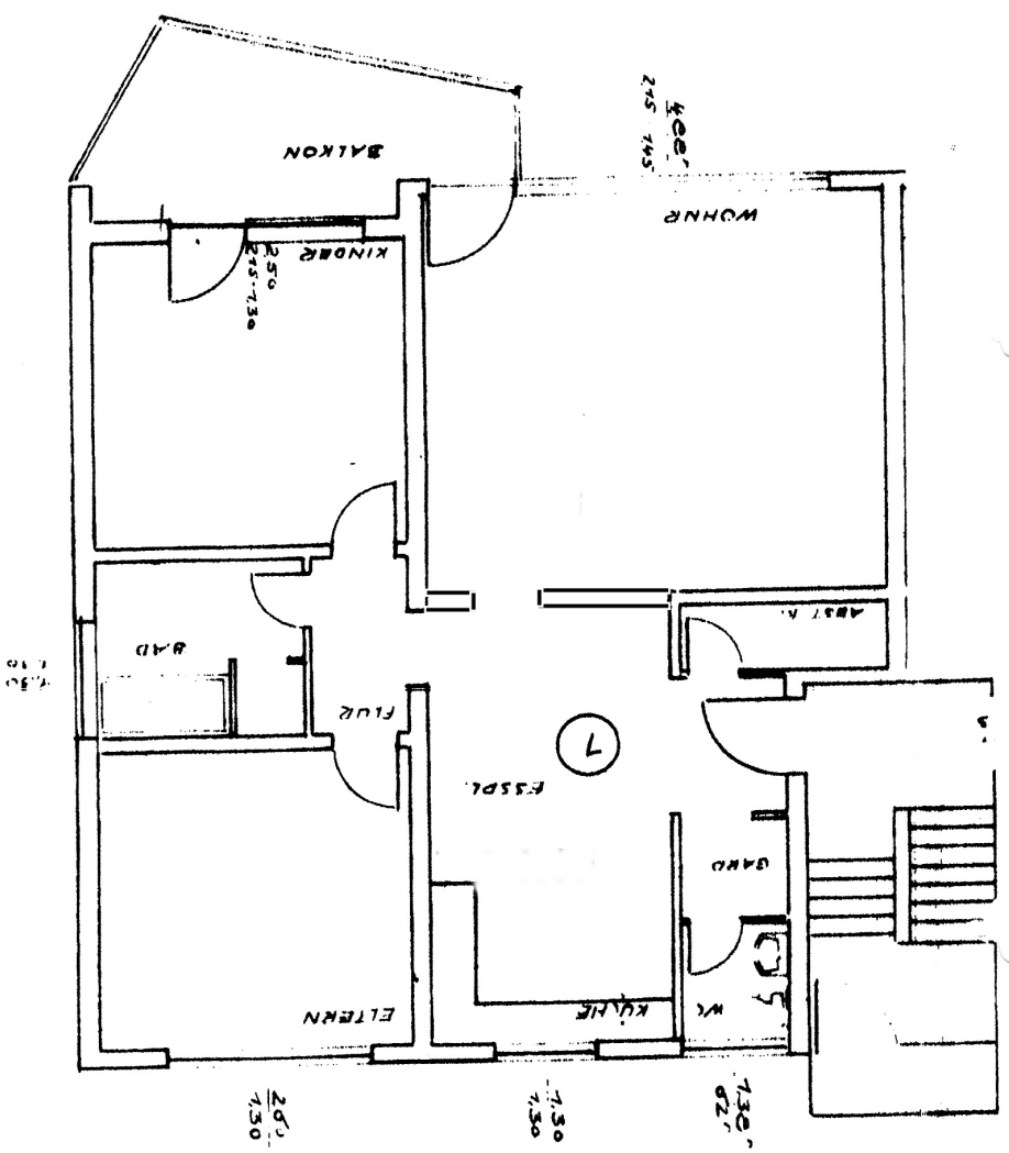 Pronájem bytu 3+1 101 m², Gladbeck, Severní Porýní-Vestfálsko Pronájem bytu 3+1 101 m², Gladbeck, Severní Porýní-Vestfálsko