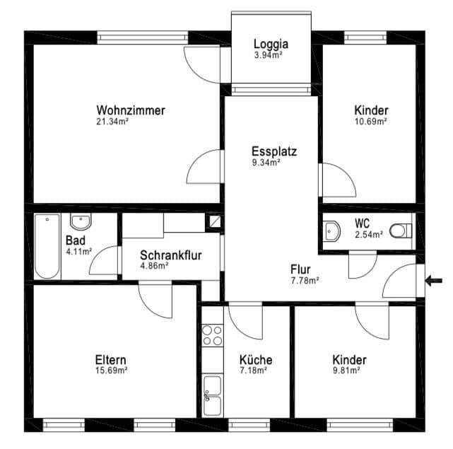 Prodej bytu 4+kk 97 m², Königsbrunn, Bavorsko Prodej bytu 4+kk 97 m², Königsbrunn, Bavorsko