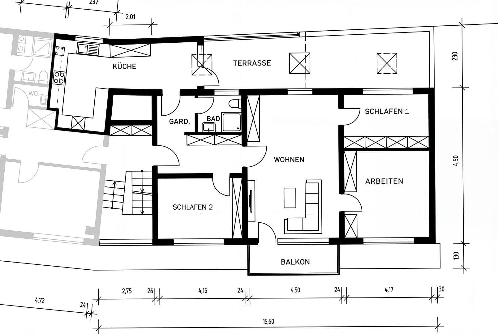 Pronájem bytu 4+kk 109 m², Plankstadt, Bádensko-Württembersko Pronájem bytu 4+kk 109 m², Plankstadt, Bádensko-Württembersko