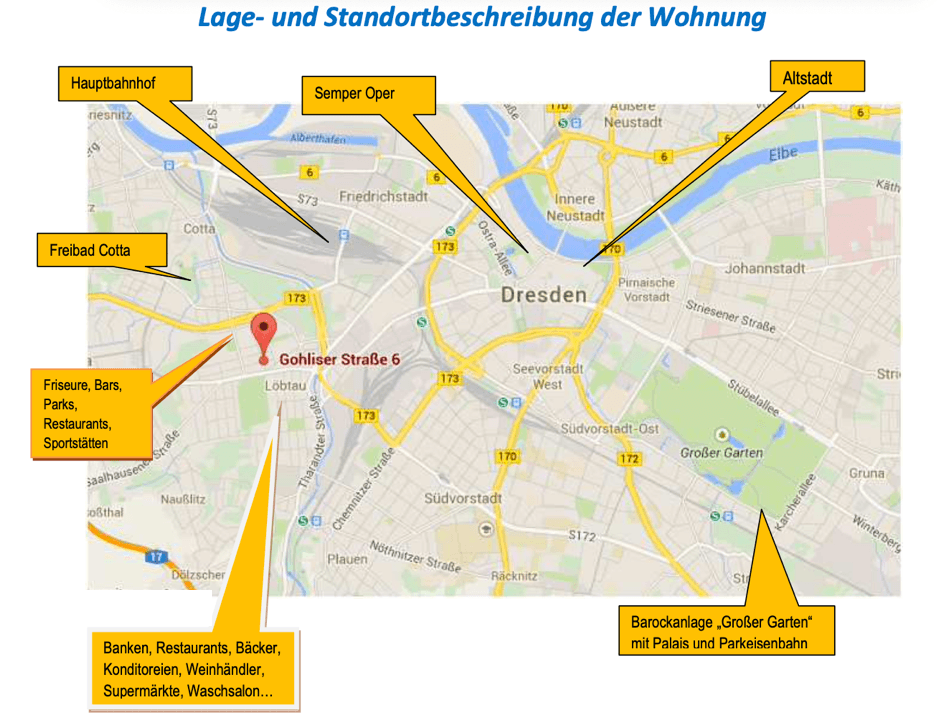 Pronájem bytu 2+1 48 m², Gohliser Str. 6, Dresden, Sasko Pronájem bytu 2+1 48 m², Gohliser Str. 6, Dresden, Sasko