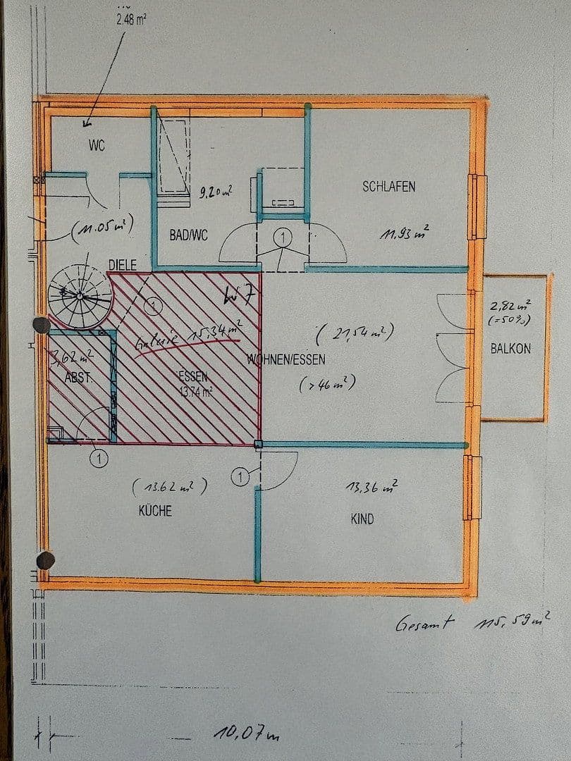 Pronájem bytu 4+1 116 m², Hanfelder Str. 7a, Oberbrunn, Bavorsko Pronájem bytu 4+1 116 m², Hanfelder Str. 7a, Oberbrunn, Bavorsko