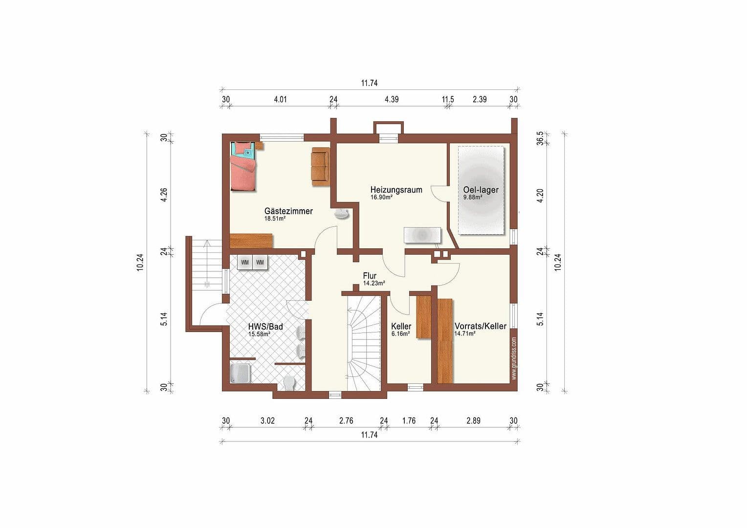 Prodej domu 210 m², pozemek 916 m², Uetze, Dolní Sasko Prodej domu 210 m², pozemek 916 m², Uetze, Dolní Sasko
