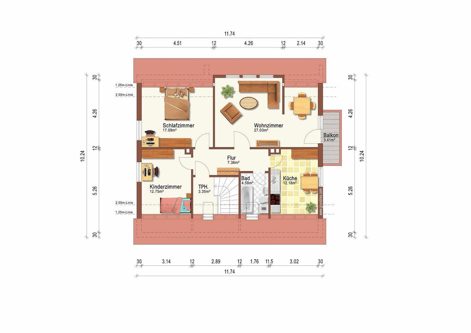 Prodej domu 210 m², pozemek 916 m², Uetze, Dolní Sasko Prodej domu 210 m², pozemek 916 m², Uetze, Dolní Sasko