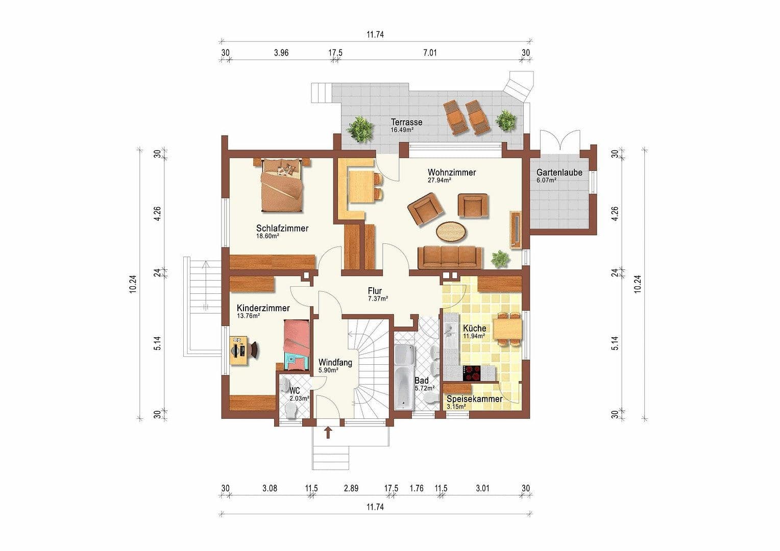 Prodej domu 210 m², pozemek 916 m², Uetze, Dolní Sasko Prodej domu 210 m², pozemek 916 m², Uetze, Dolní Sasko