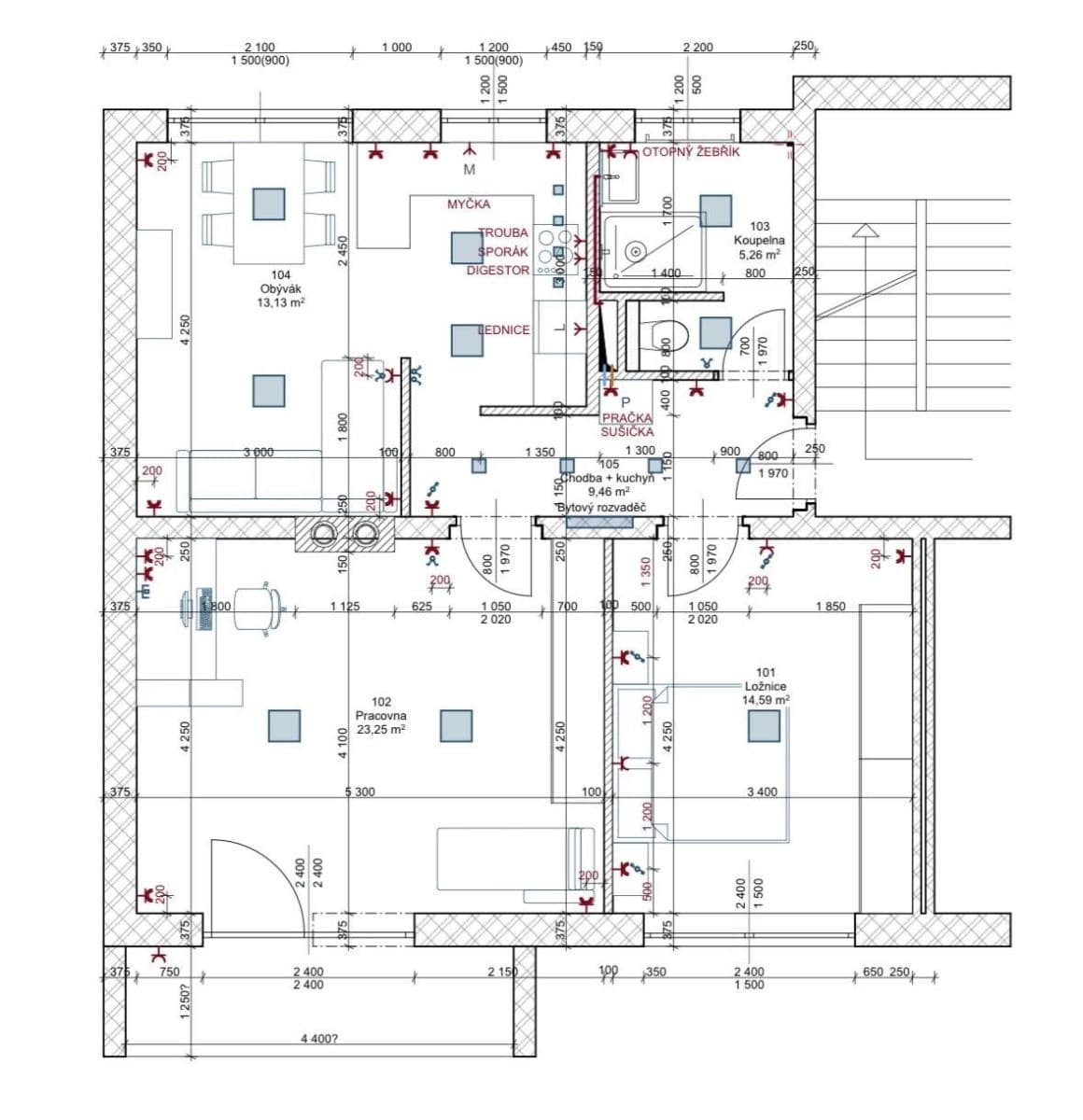 Pronájem bytu 3+kk 68 m², Sídliště Ⅰ, Kamenice, Středočeský kraj Pronájem bytu 3+kk 68 m², Sídliště Ⅰ, Kamenice, Středočeský kraj
