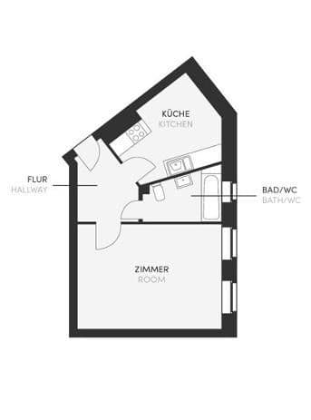 Pronájem bytu 1+1 40 m², Berlin, Berlín Pronájem bytu 1+1 40 m², Berlin, Berlín