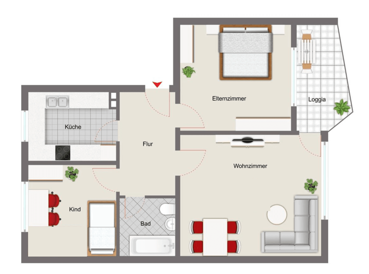 Prodej bytu 3+1 72 m², Wolfsburg, Dolní Sasko Prodej bytu 3+1 72 m², Wolfsburg, Dolní Sasko
