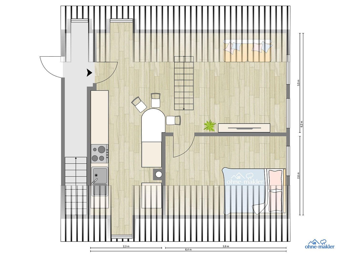 Prodej bytu 2+kk 44 m², Reitmayrgäßchen 15, Augsburg, Bavorsko Prodej bytu 2+kk 44 m², Reitmayrgäßchen 15, Augsburg, Bavorsko
