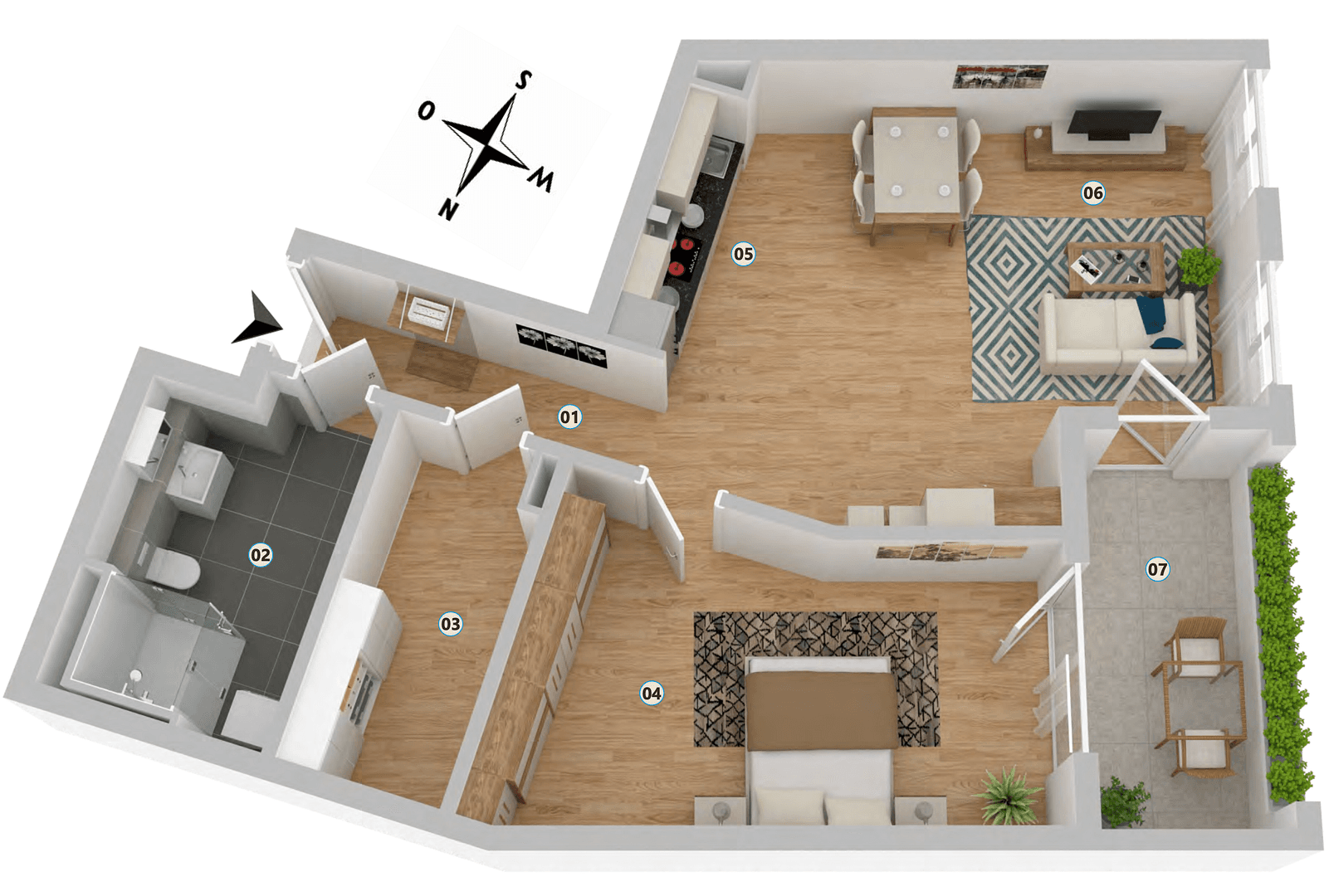 Pronájem bytu 2+1 75 m², Hannelore-Kunze-Straße, Hannover, Dolní Sasko Pronájem bytu 2+1 75 m², Hannelore-Kunze-Straße, Hannover, Dolní Sasko