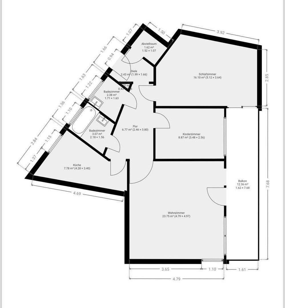 Prodej bytu 3+1 85 m², Mörfelden-Walldorf, Hessen Prodej bytu 3+1 85 m², Mörfelden-Walldorf, Hessen