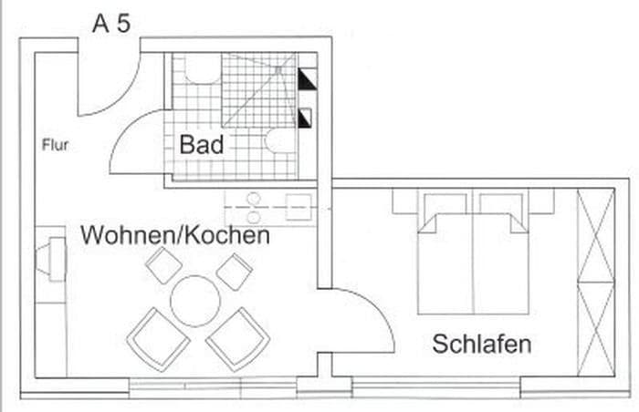 Pronájem bytu 1+1 23 m², Ostbahnhofstr. 20A, Eilenburg, Sasko Pronájem bytu 1+1 23 m², Ostbahnhofstr. 20A, Eilenburg, Sasko