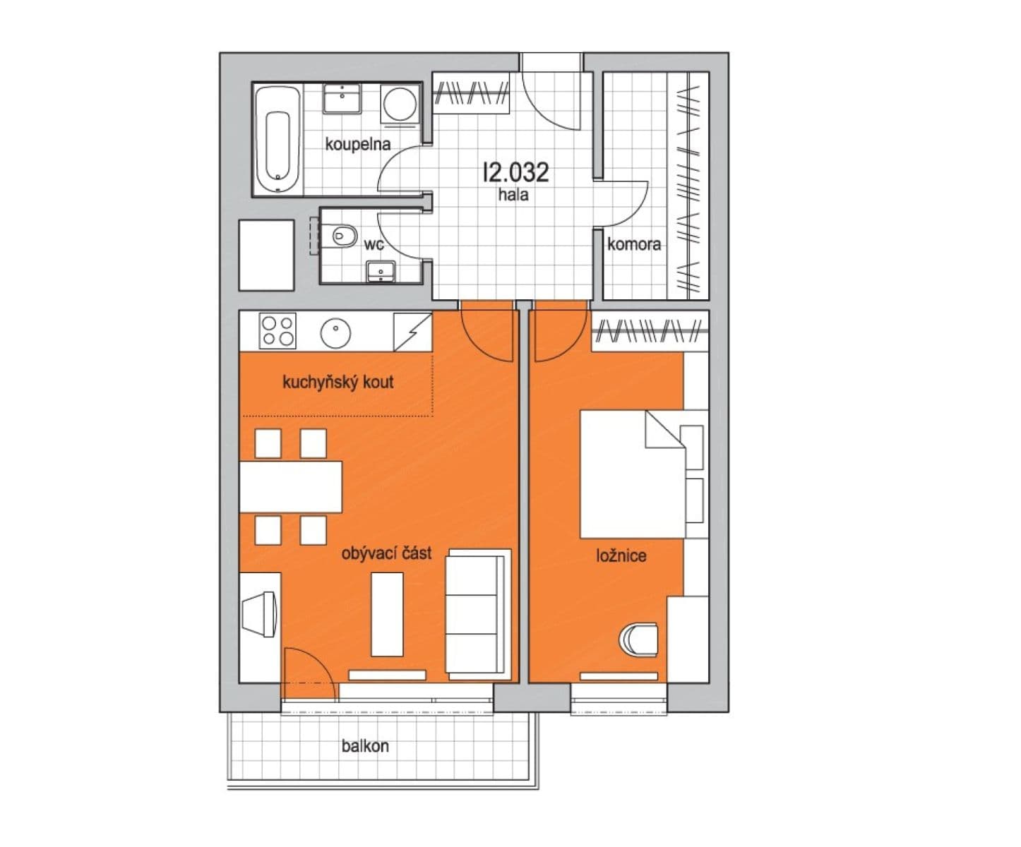 Pronájem bytu 2+kk 63 m², U Uranie, Praha, Praha Pronájem bytu 2+kk 63 m², U Uranie, Praha, Praha