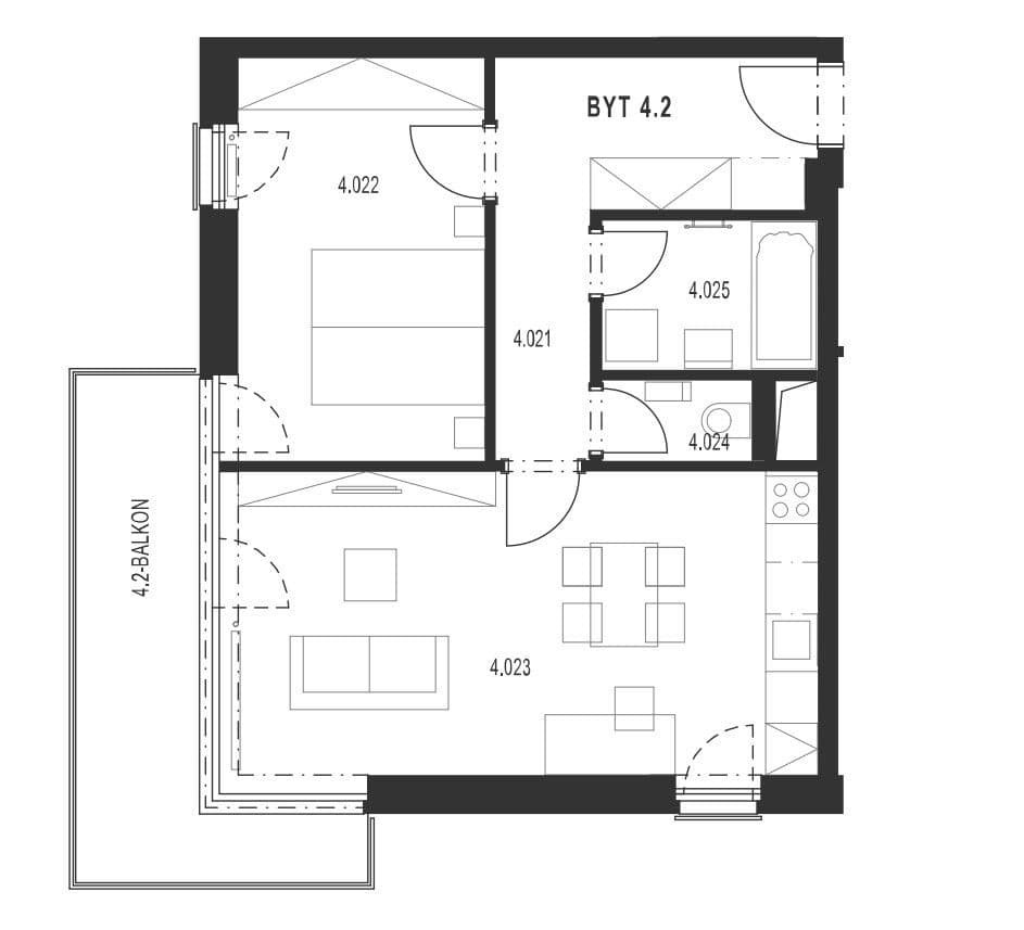 Pronájem bytu 2+kk 66 m², Goldscheiderova, Plzeň, Plzeňský kraj Pronájem bytu 2+kk 66 m², Goldscheiderova, Plzeň, Plzeňský kraj
