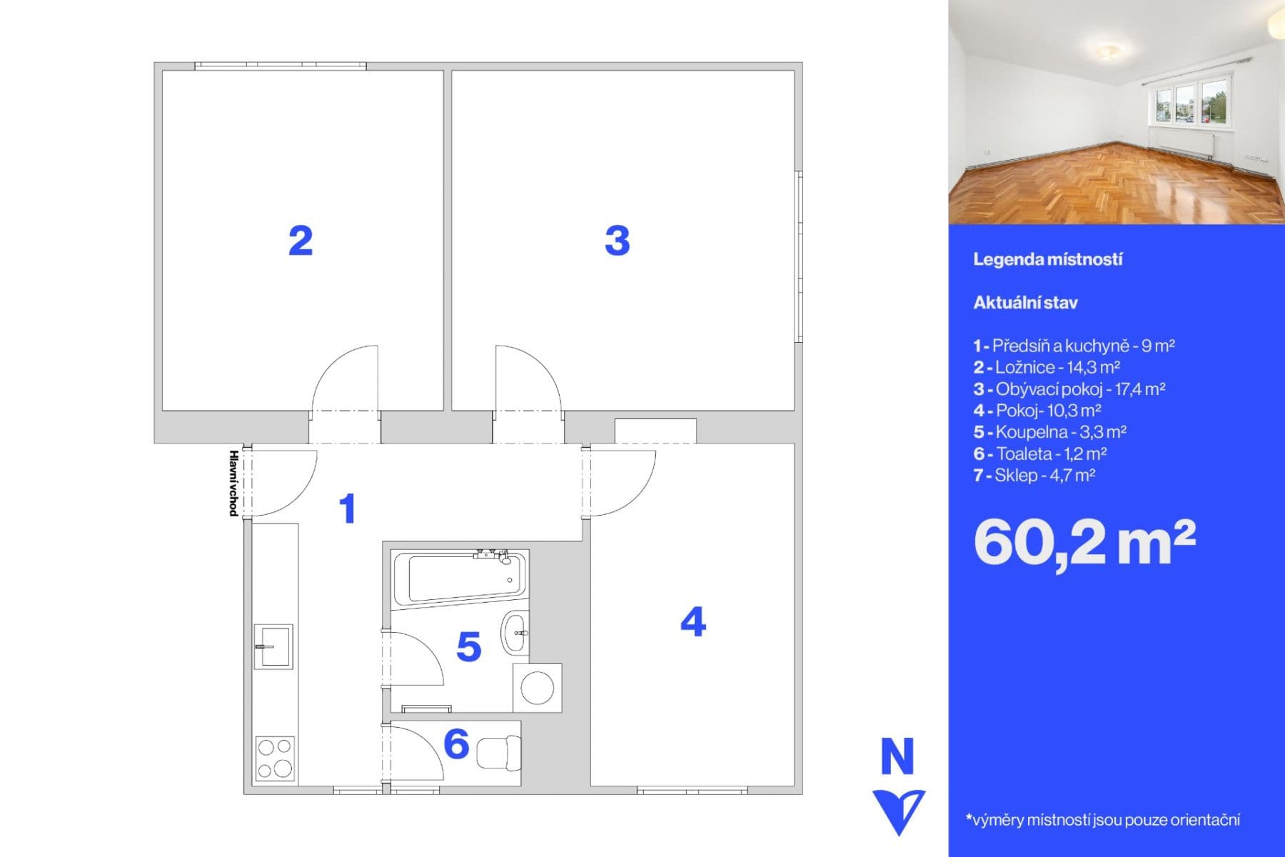 Prodej bytu 3+kk 60 m², Mladých, Praha, Praha Prodej bytu 3+kk 60 m², Mladých, Praha, Praha
