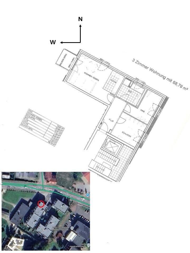 Prodej bytu 3+1 69 m², Berliner Str. 109B, Werder (Havel), Braniborsko Prodej bytu 3+1 69 m², Berliner Str. 109B, Werder (Havel), Braniborsko