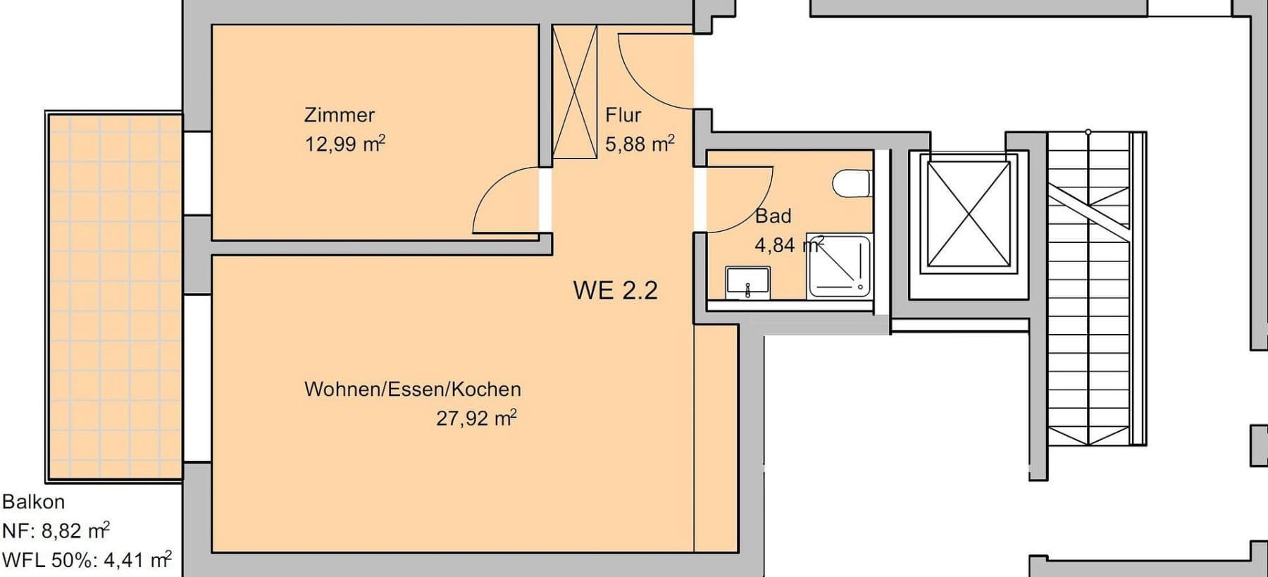 Prodej bytu 2+1 55 m², Marga-Jess-Straße 32, Lüneburg, Dolní Sasko Prodej bytu 2+1 55 m², Marga-Jess-Straße 32, Lüneburg, Dolní Sasko
