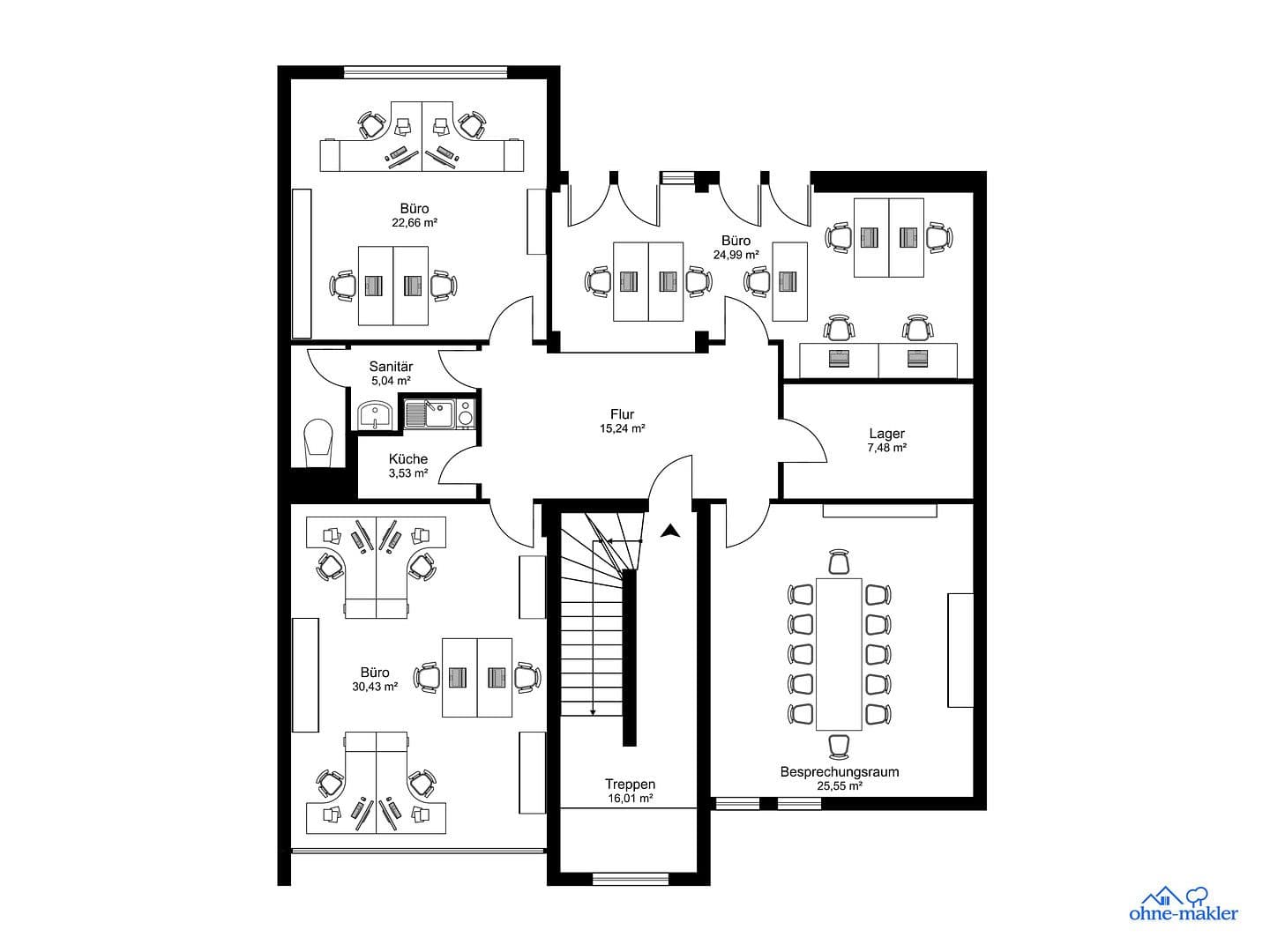 Pronájem kanceláře 140 m², Detmolder Str. 596, Bielefeld, Severní Porýní-Vestfálsko Pronájem kanceláře 140 m², Detmolder Str. 596, Bielefeld, Severní Porýní-Vestfálsko