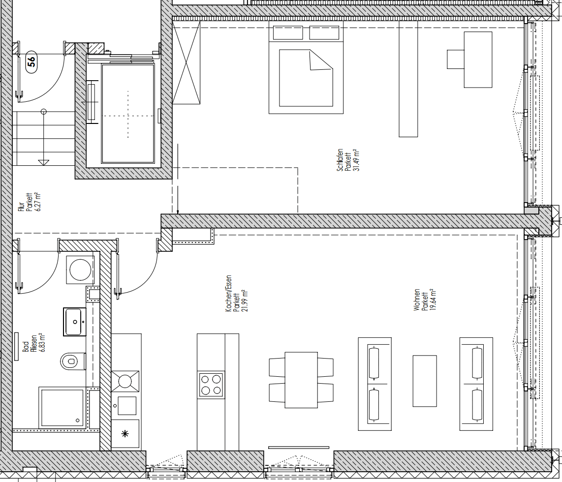 Pronájem bytu 2+1 91 m², Fürstenrieder Str. 283, München, Bavorsko Pronájem bytu 2+1 91 m², Fürstenrieder Str. 283, München, Bavorsko