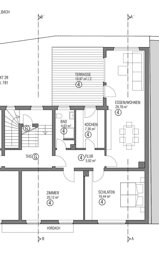 Pronájem bytu 3+1 97 m², Kübelmarkt 28, Bruchsal, Bádensko-Württembersko Pronájem bytu 3+1 97 m², Kübelmarkt 28, Bruchsal, Bádensko-Württembersko