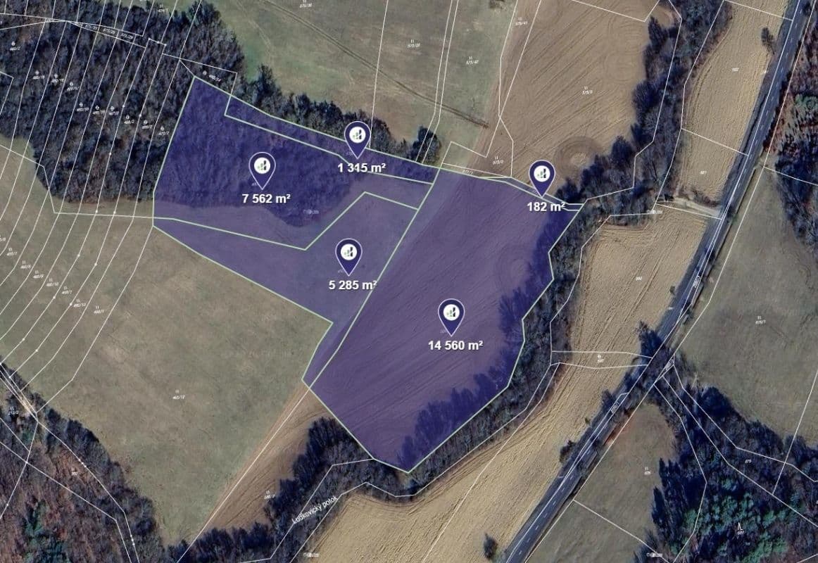 Prodej pozemku 21.297 m², Ludkovice, Zlínský kraj Prodej pozemku 21.297 m², Ludkovice, Zlínský kraj