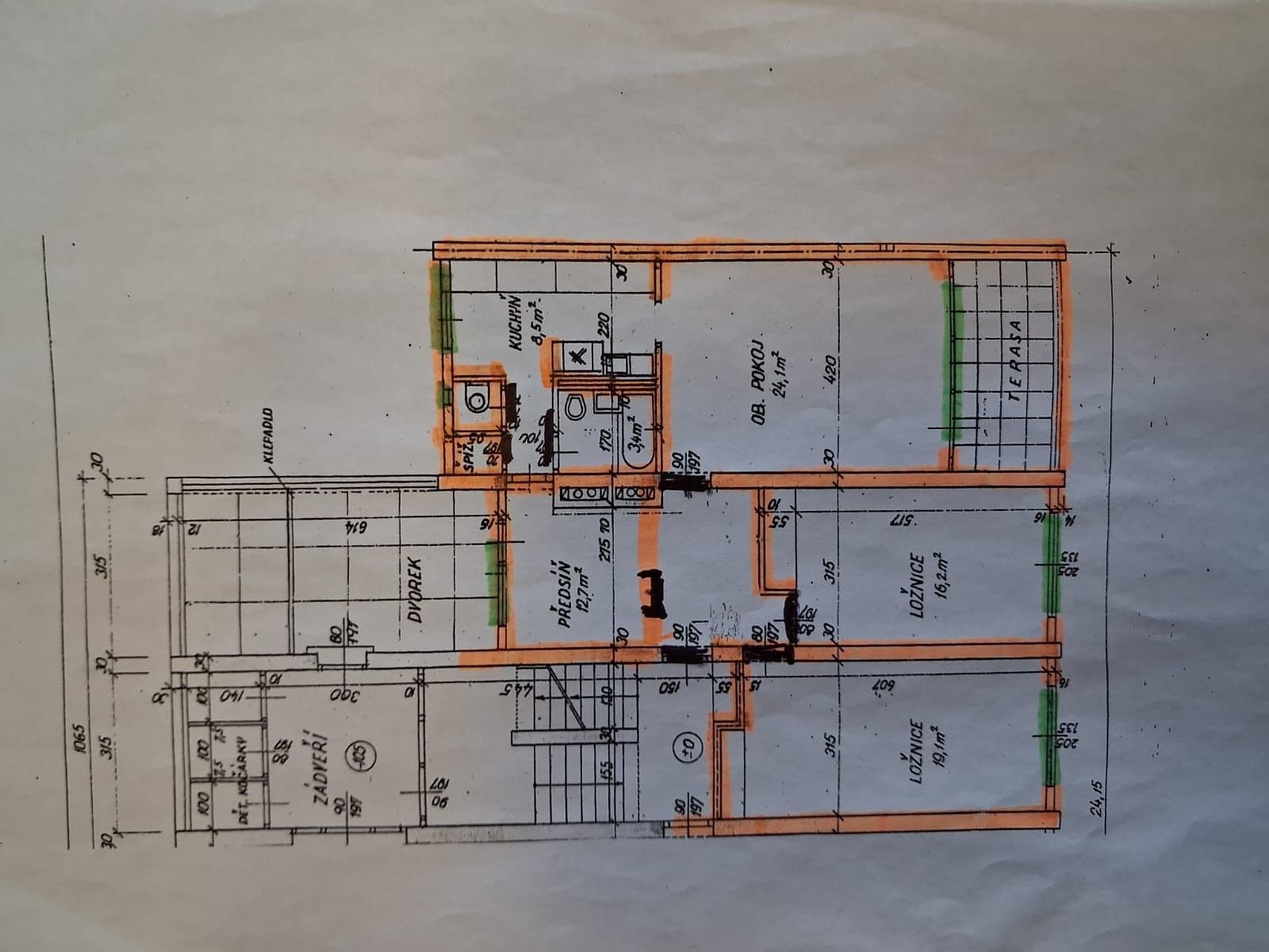 Pronájem bytu 4+1 90 m², Dětská, Praha, Praha Pronájem bytu 4+1 90 m², Dětská, Praha, Praha