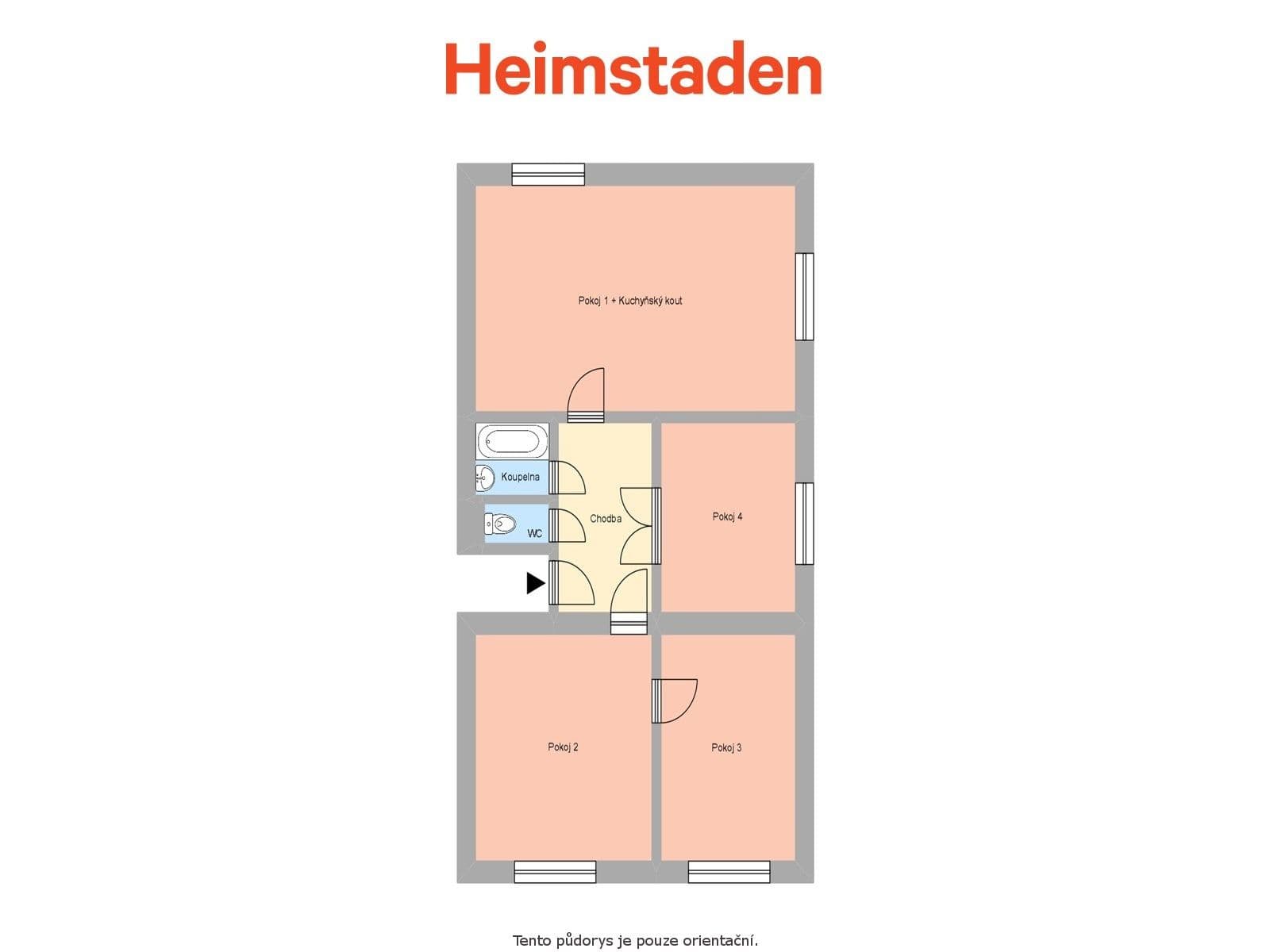 Pronájem bytu 4+kk 75 m², Marxova, Havířov, Moravskoslezský kraj Pronájem bytu 4+kk 75 m², Marxova, Havířov, Moravskoslezský kraj