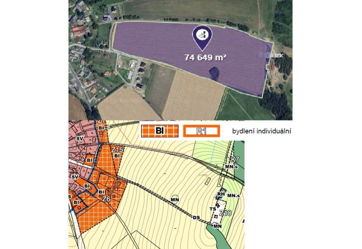 Prodej pozemku 10.000 m², Vysoká, Kraj Vysočina Prodej pozemku 10.000 m², Vysoká, Kraj Vysočina