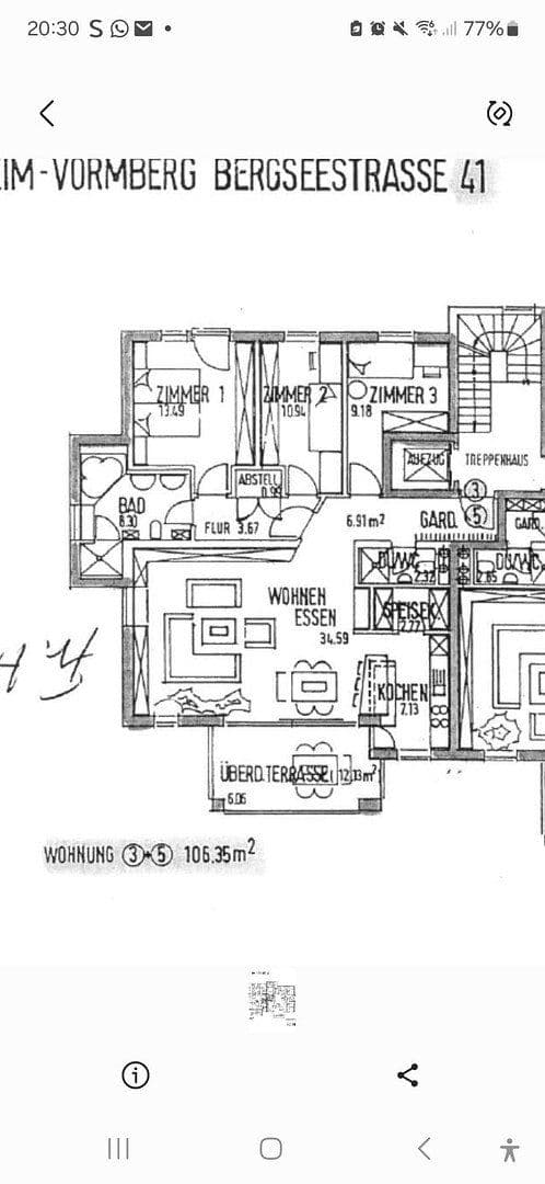 Prodej bytu 4+1 106 m², Bergseestraße 41, Sinzheim, Bádensko-Württembersko Prodej bytu 4+1 106 m², Bergseestraße 41, Sinzheim, Bádensko-Württembersko