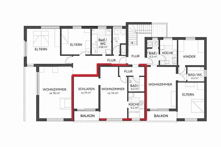 Pronájem bytu 2+1 51 m², Lindauer Str. 2/1, Langenargen, Bádensko-Württembersko Pronájem bytu 2+1 51 m², Lindauer Str. 2/1, Langenargen, Bádensko-Württembersko