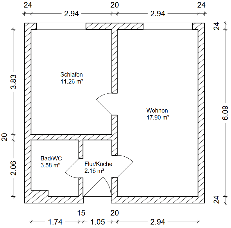 Prodej bytu 2+1 35 m², Leipziger Straße 2 b, Markranstädt, Sasko Prodej bytu 2+1 35 m², Leipziger Straße 2 b, Markranstädt, Sasko