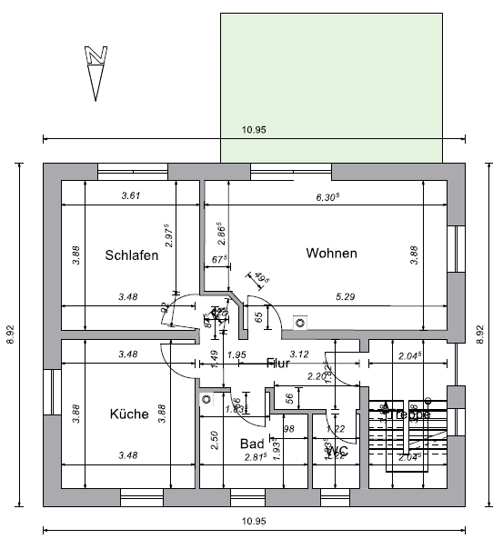 Prodej domu 160 m², pozemek 607 m², Flurstrasse 40, Neu-Ulm, Bavorsko Prodej domu 160 m², pozemek 607 m², Flurstrasse 40, Neu-Ulm, Bavorsko