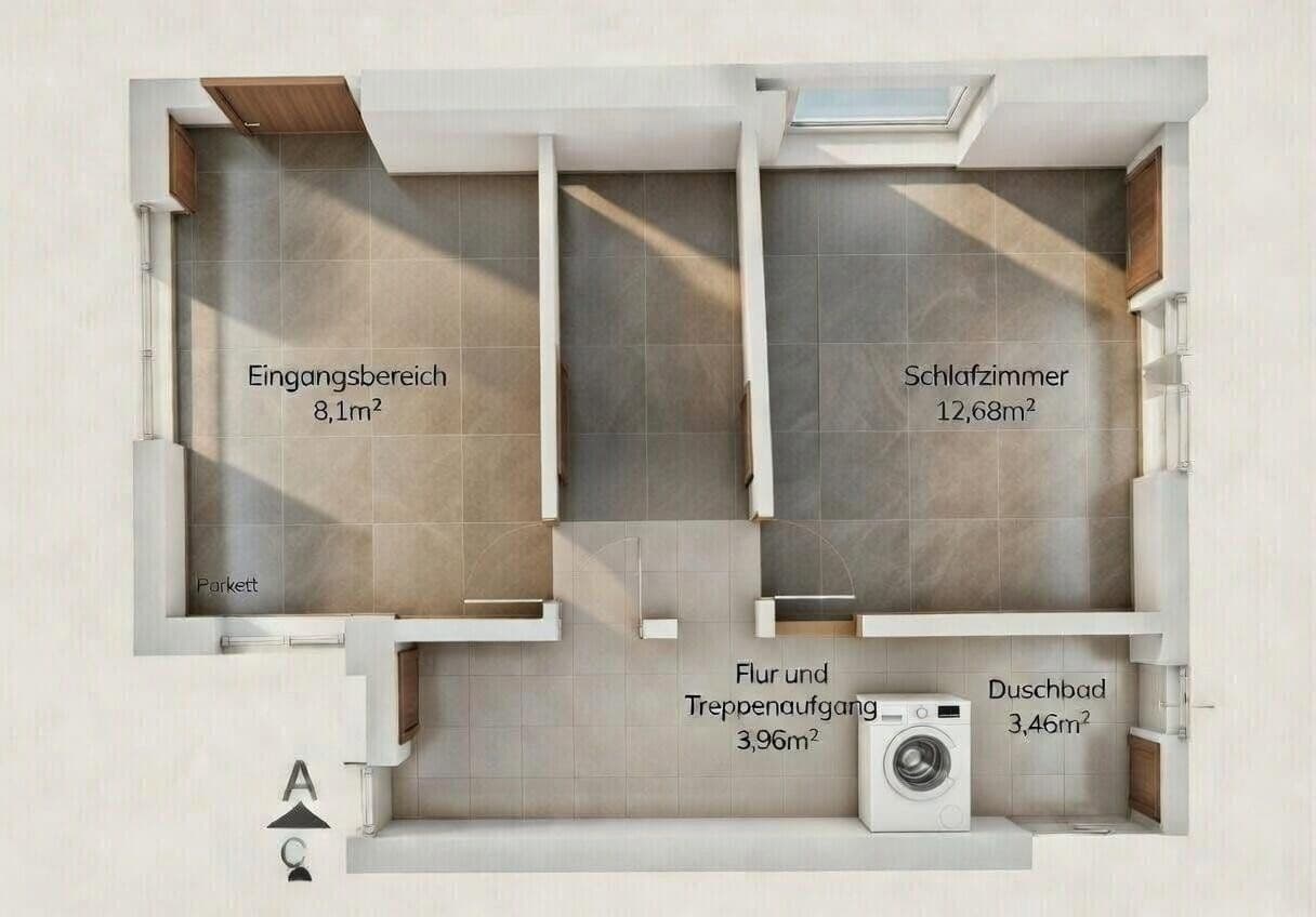 Pronájem domu 98 m², pozemek 200 m², Pflaumbachstraße 22, Großostheim, Bavorsko Pronájem domu 98 m², pozemek 200 m², Pflaumbachstraße 22, Großostheim, Bavorsko