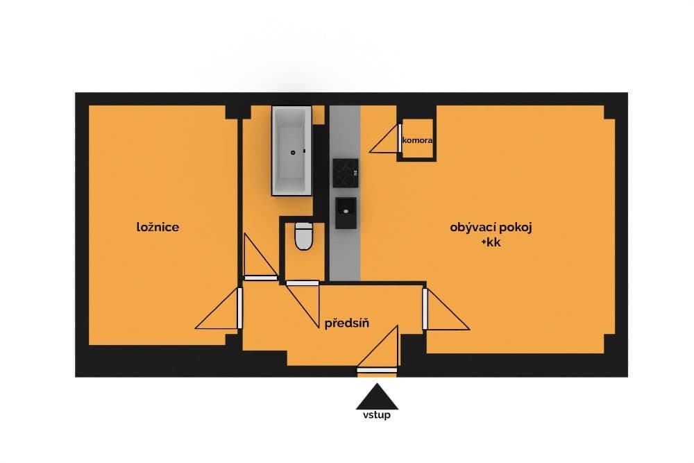 Pronájem bytu 2+kk 53 m², Vladivostocká, Praha, Praha Pronájem bytu 2+kk 53 m², Vladivostocká, Praha, Praha