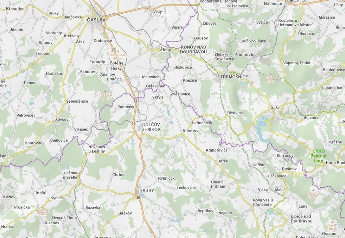 Prodej pozemku 11.681 m², Golčův Jeníkov, Kraj Vysočina Prodej pozemku 11.681 m², Golčův Jeníkov, Kraj Vysočina