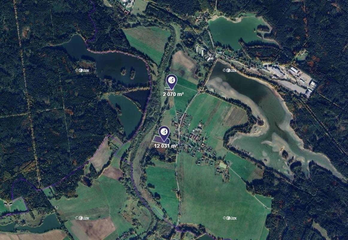 Prodej pozemku 14.101 m², Nové Hrady, Jihočeský kraj Prodej pozemku 14.101 m², Nové Hrady, Jihočeský kraj