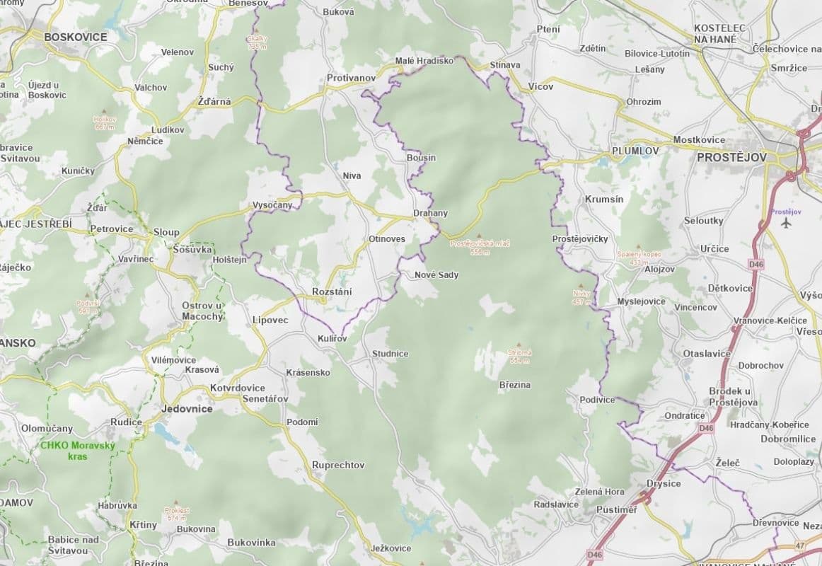 Prodej pozemku 1.401 m², Otinoves, Olomoucký kraj Prodej pozemku 1.401 m², Otinoves, Olomoucký kraj