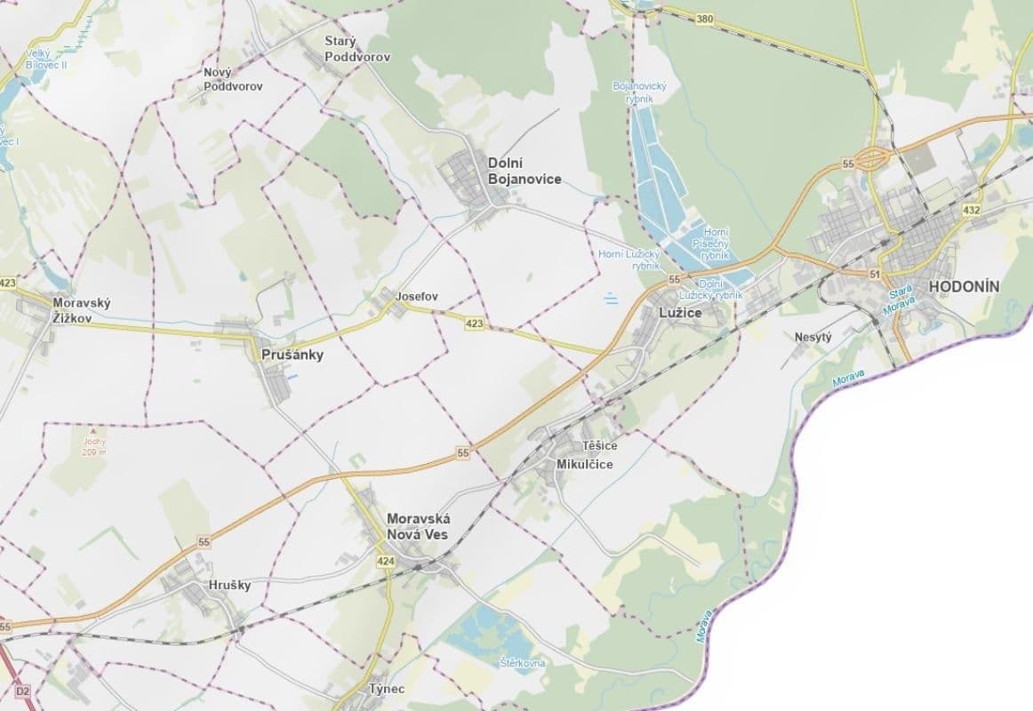 Prodej pozemku 1.516 m², Prušánky, Jihomoravský kraj Prodej pozemku 1.516 m², Prušánky, Jihomoravský kraj