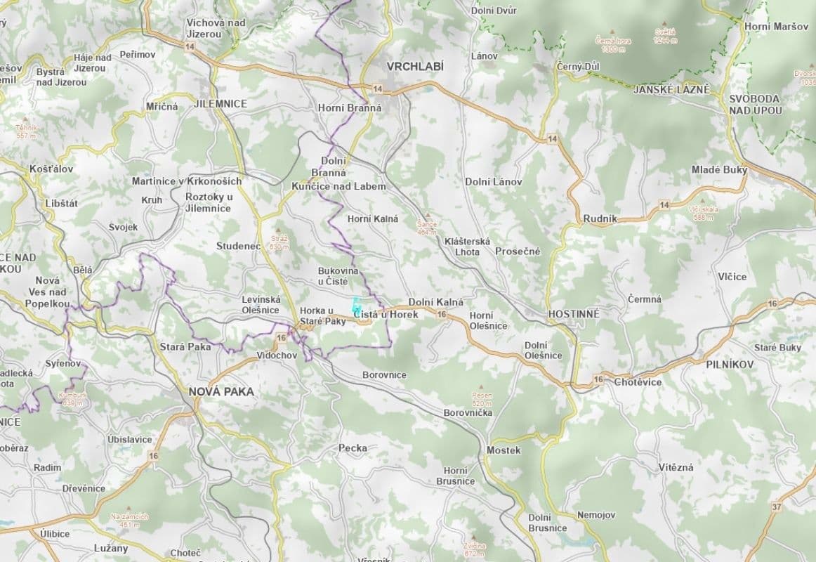 Prodej pozemku 15.821 m², Čistá u Horek, Liberecký kraj Prodej pozemku 15.821 m², Čistá u Horek, Liberecký kraj