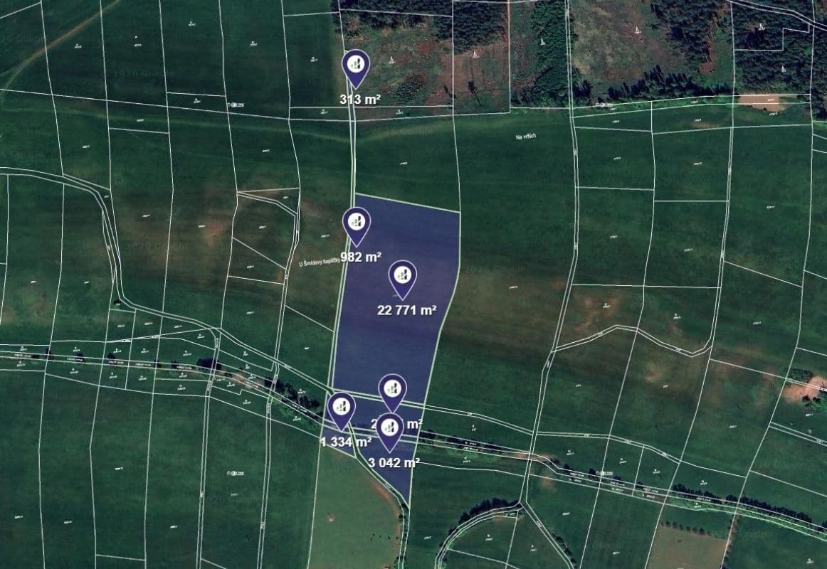 Prodej pozemku 31.439 m², Čistá u Horek, Liberecký kraj Prodej pozemku 31.439 m², Čistá u Horek, Liberecký kraj